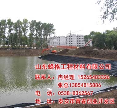 牡丹江市金龙溪上游治理工程蜂巢护坡工程