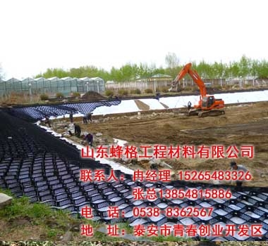 哈尔滨万宝镇鱼塘生态护坡工程